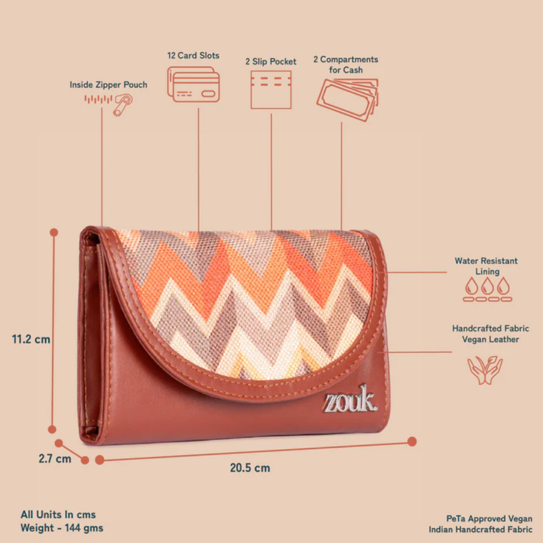 Zouk Kyra Flap Wallet