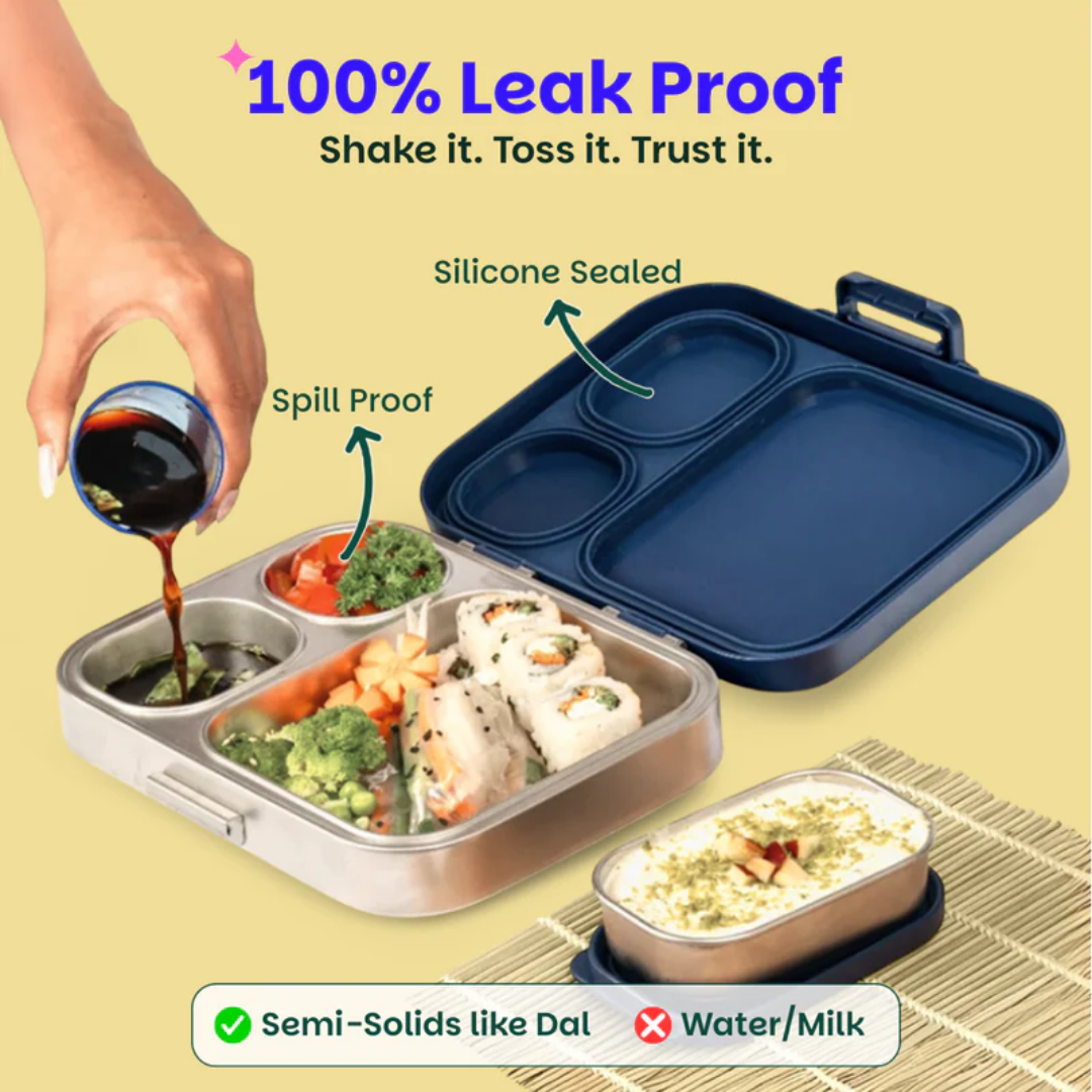 Basil Bento Quad + Lunch Box