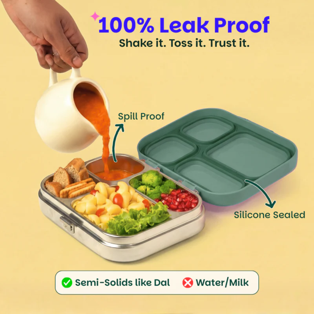 Basil Bento Quad Lunch Box