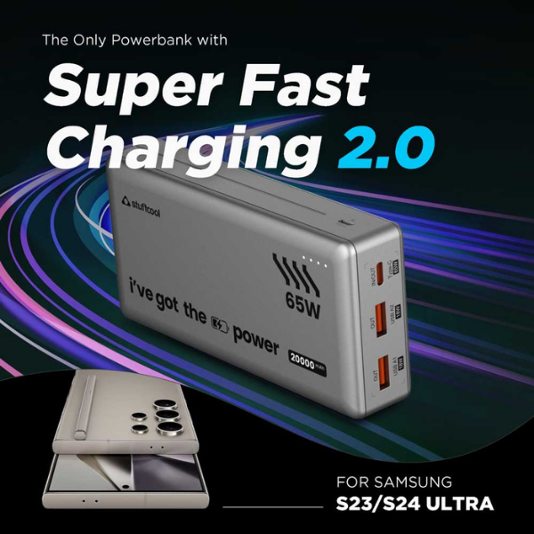 Stuffcool Major Ultra 20000mAh Fast Charging Powerbank