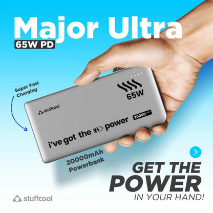 Stuffcool Major Ultra 20000mAh Fast Charging Powerbank