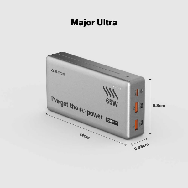Stuffcool Major Ultra 20000mAh Fast Charging Powerbank