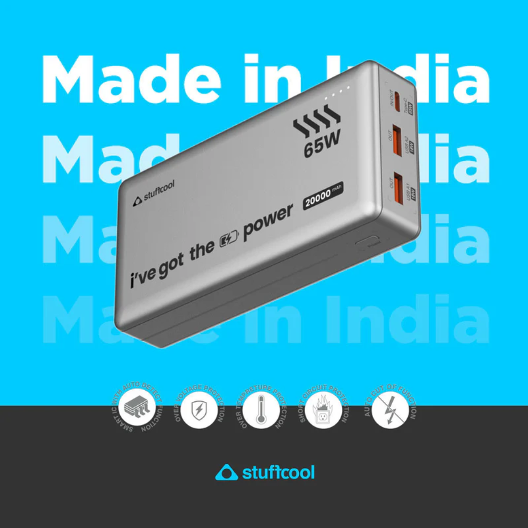 Stuffcool Major Ultra 20000mAh Fast Charging Powerbank