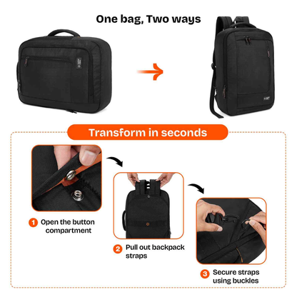 Nasher Miles Equinox Backpack cum Messenger Bag