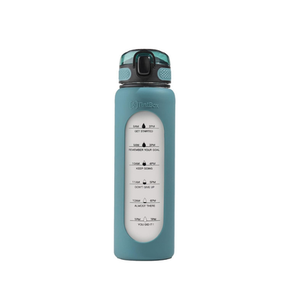 Tintbox Motivational Borosilicate Glass Water Bottle