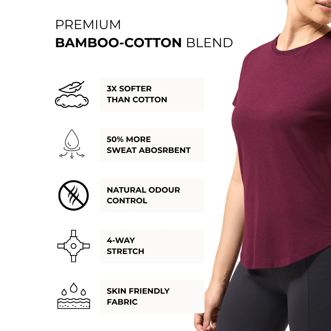 Wellbi Bamboo Women's Round Neck