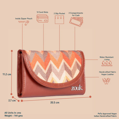 Zouk Kyra Flap Wallet