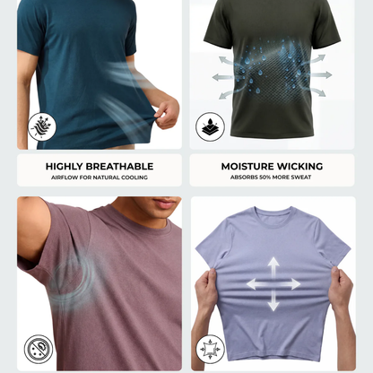 Wellbi Bamboo Round Neck T-Shirt