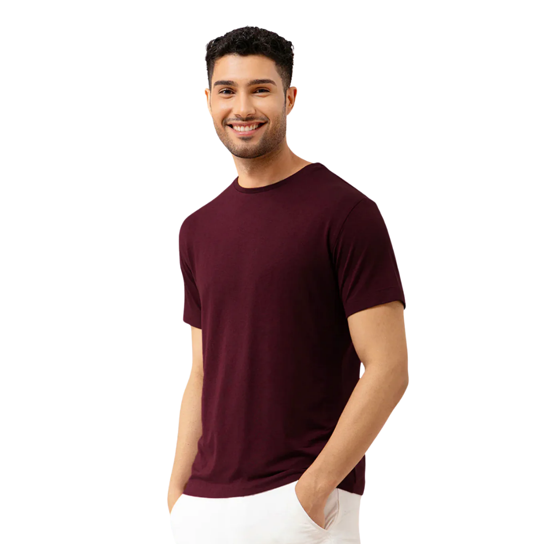 Wellbi Bamboo Round Neck T-Shirt
