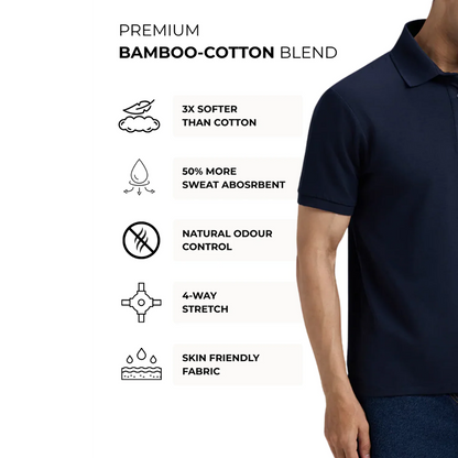 Wellbi Bamboo Polo T-Shirt