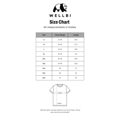 Wellbi Bamboo Round Neck T-Shirt