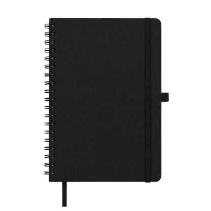 Wess Basics Fabric Spiral Diary