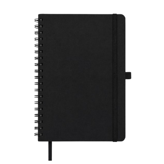 Wess Basics Fabric Spiral Diary