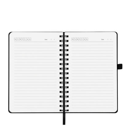 Wess Basics Fabric Spiral Diary